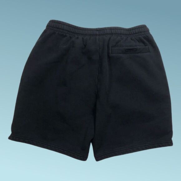 Lacoste Regular Fit Mens Black Fleece Drawstring  Shorts With Pockets Sz 7 XXL - Picture 4 of 7